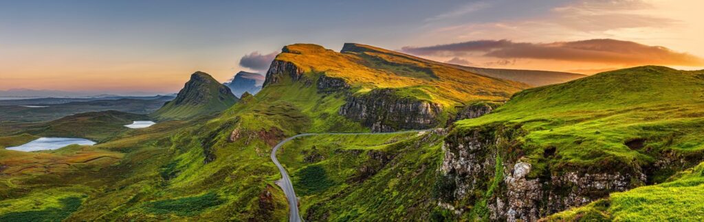 Cornwall, the Scottish Highlands